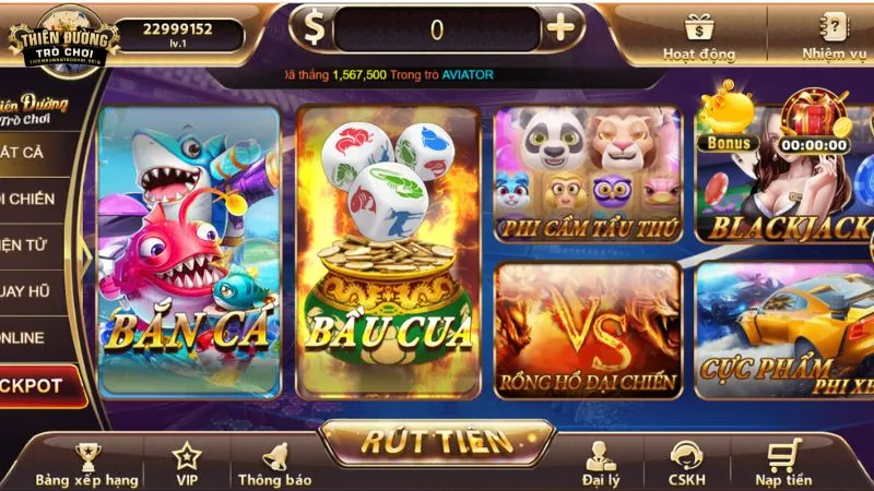 Cách tham gia chơi Bầu Cua tại Thiên Đường Trò Chơi