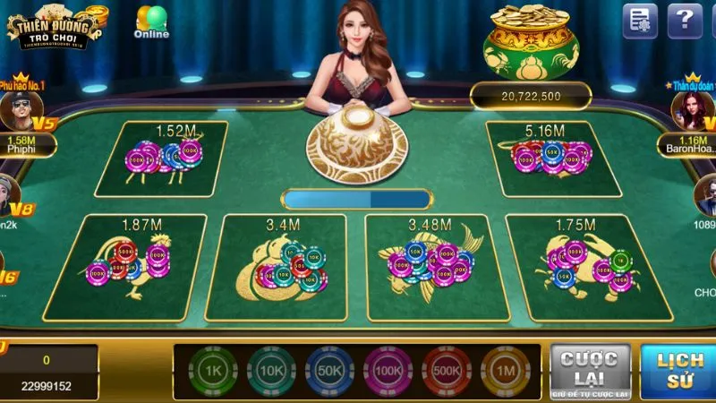 Giới thiệu đôi nét về game Bầu Cua tại TDTC