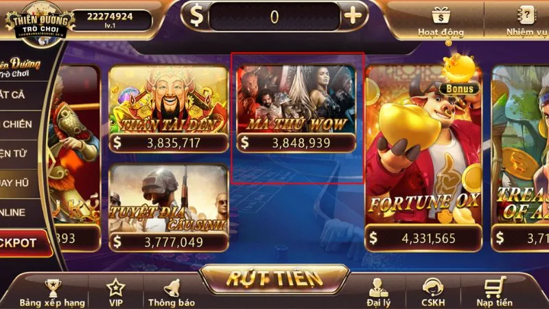 Hướng dẫn tham gia Ma Thú WOW tại Thiên Đường Trò Chơi