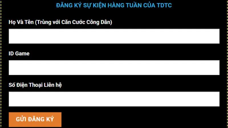 Hướng dẫn tham gia nhận quà từ khuyến mãi TDTC