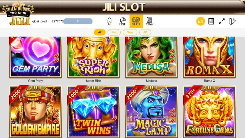 Jili Slot và sự đa dạng trong danh mục trò chơi